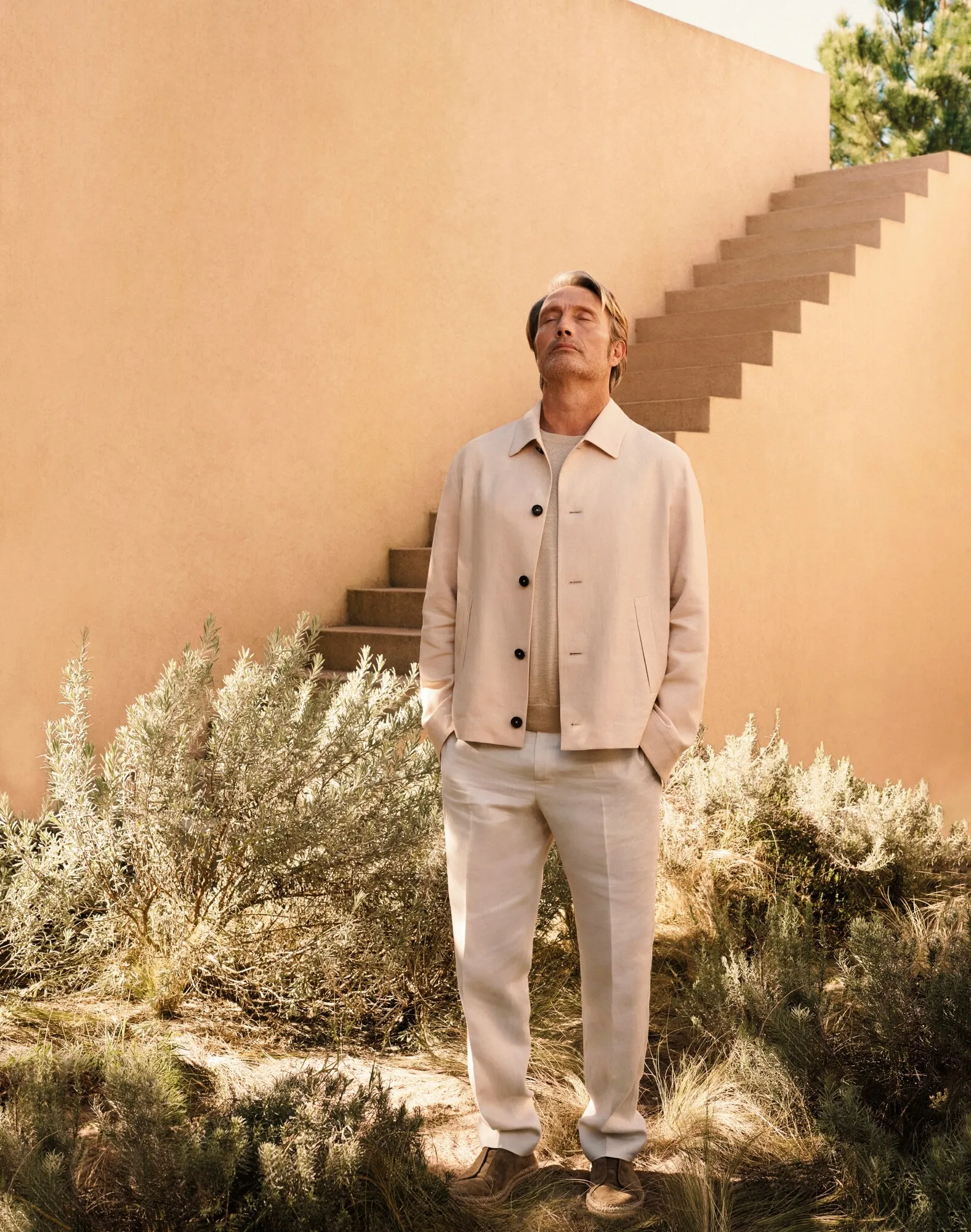 Zegna campaign · Mads Mikkelsen
