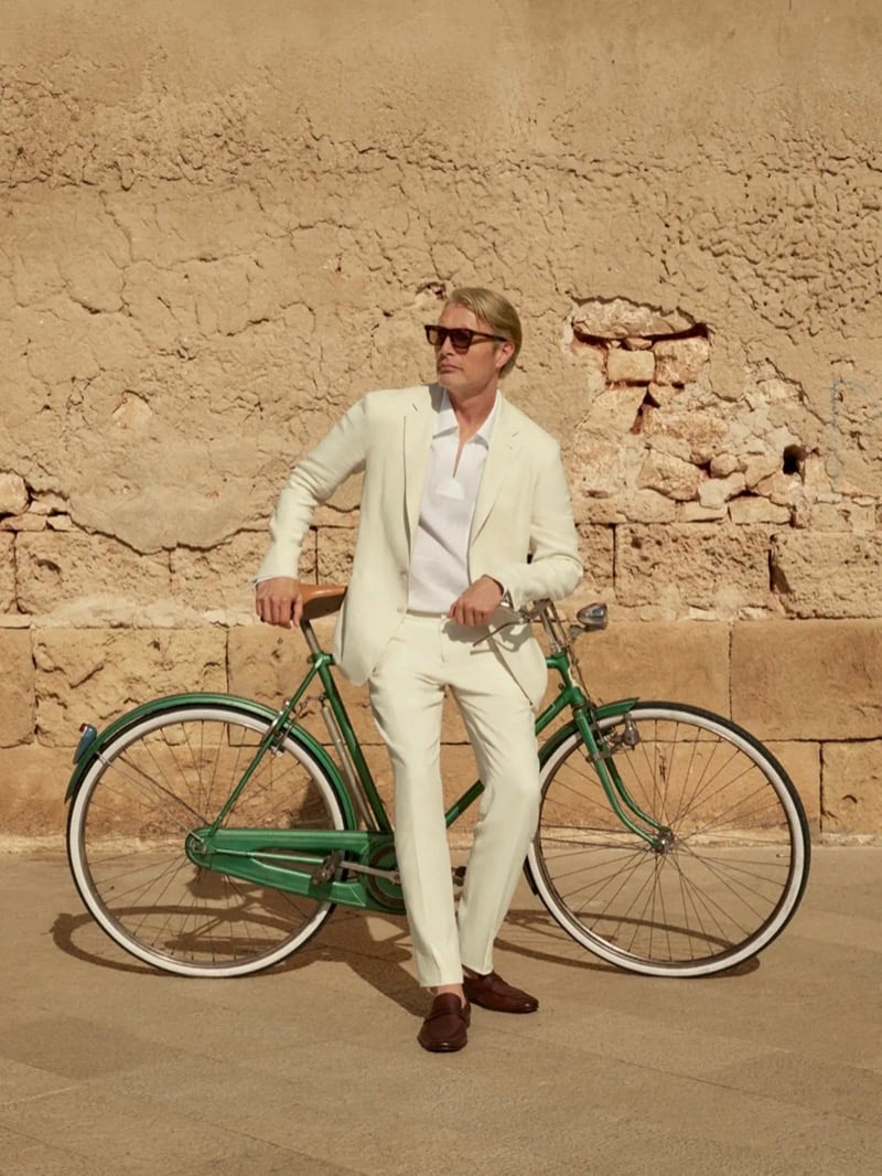 Zegna campaign · Mads Mikkelsen